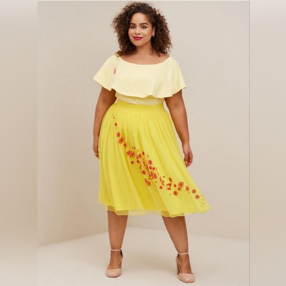 Torrid - Size 0 - Yellow tulle